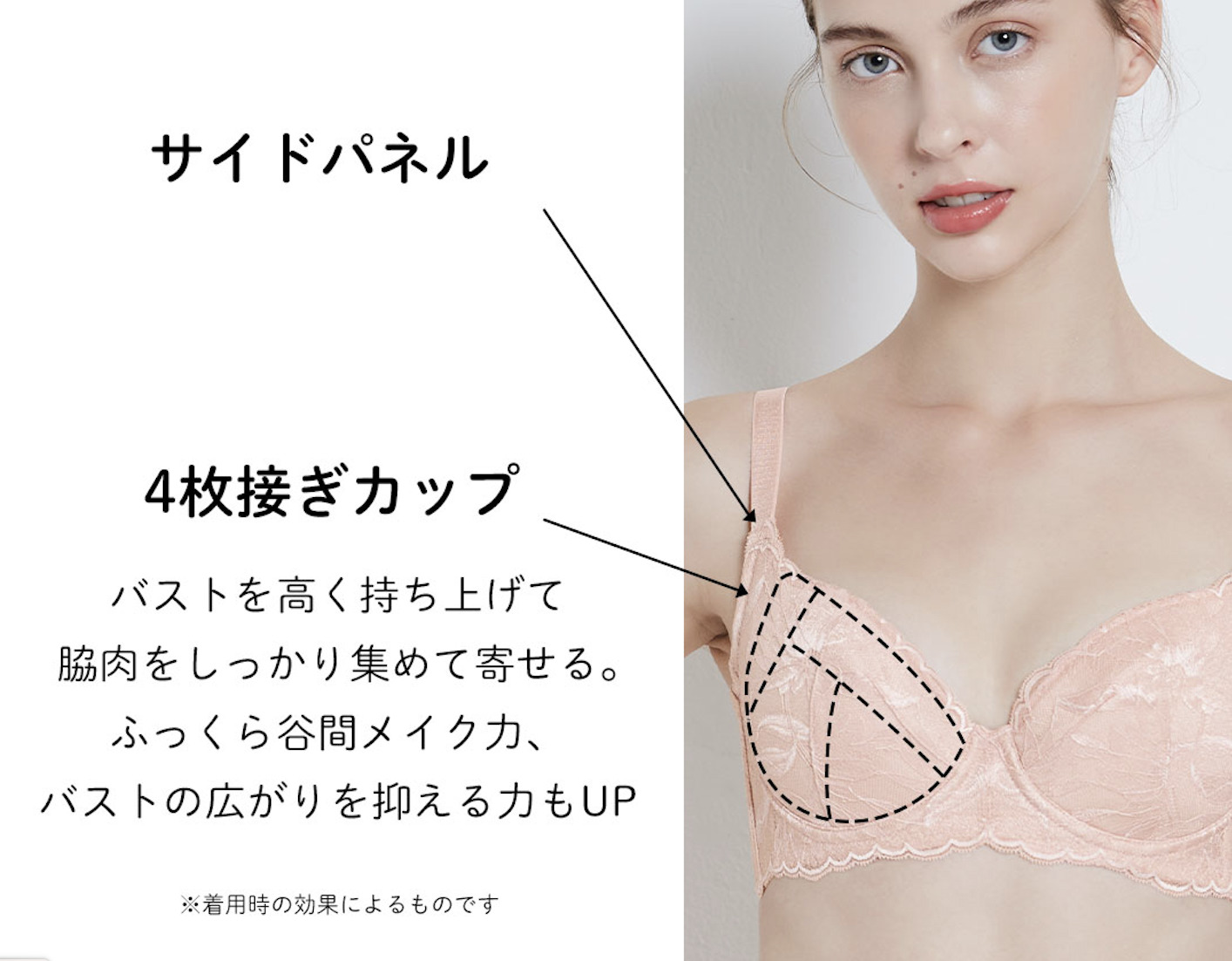 HEAVENJapan、軽い着け心地のブラ 「贅沢脇肉キャッチャー®︎」新色