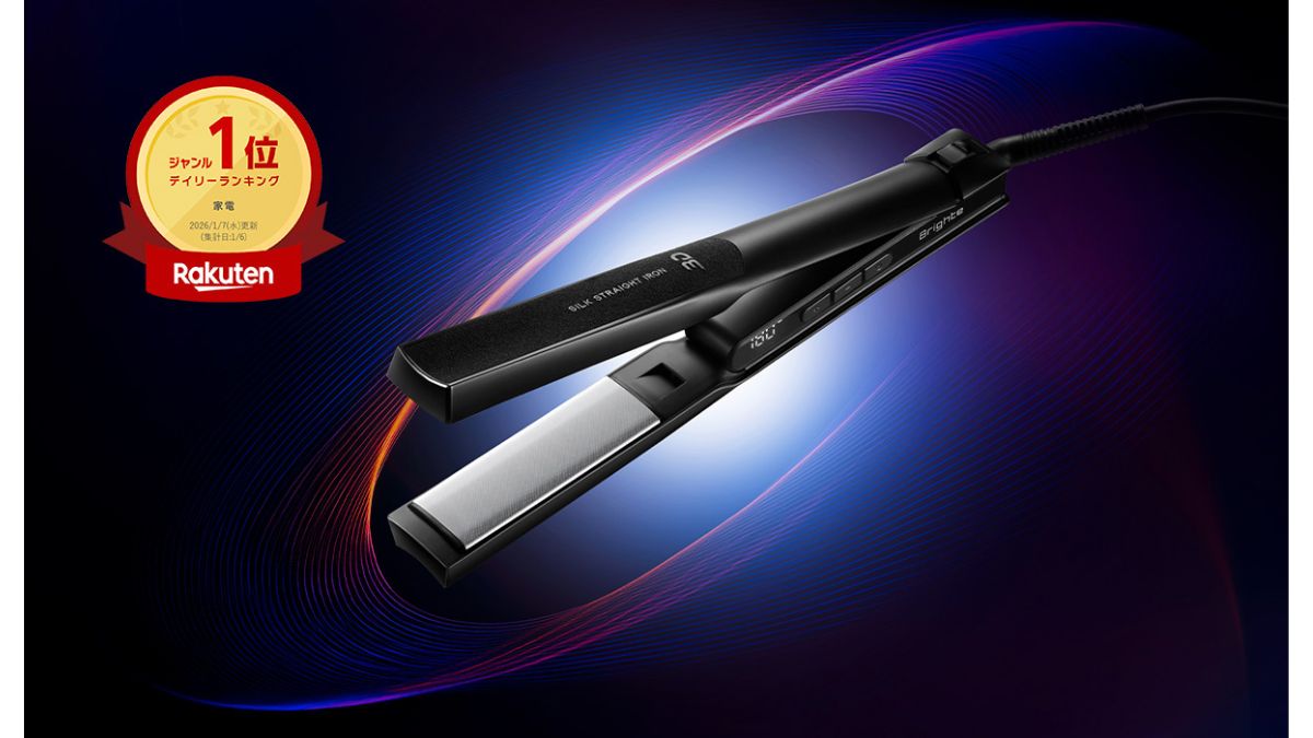 アメリカで購入Ceramic Straight Iron ストレートヘアアイロン Aiロボティクス、ストレートアイロンが楽天で4冠 発売初日に家電1位
